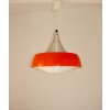 Pomarańczowa lampa wisząca lata 70